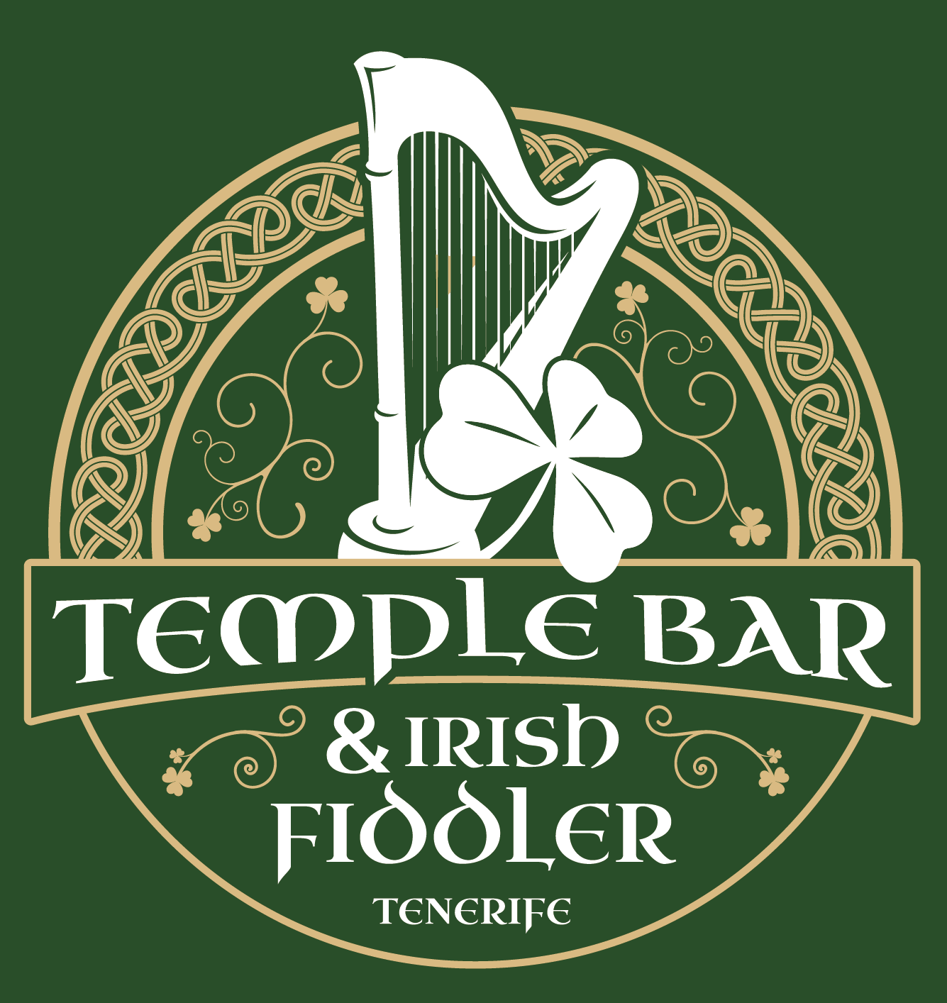 Logo de Temple Bar & Irish Fiddler Tenerife, pub irlandes en Tenerife