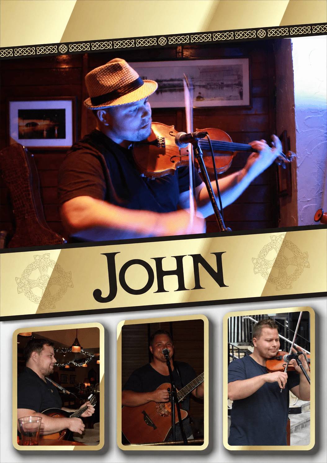 Musica en vivo John en Temple Bar Tenerife, pub irlandes con conciertos en directo